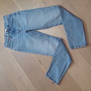 Madewell Jeans Women's The Perfect Vintage Jean Mid Rise Straight Denim sz 24T